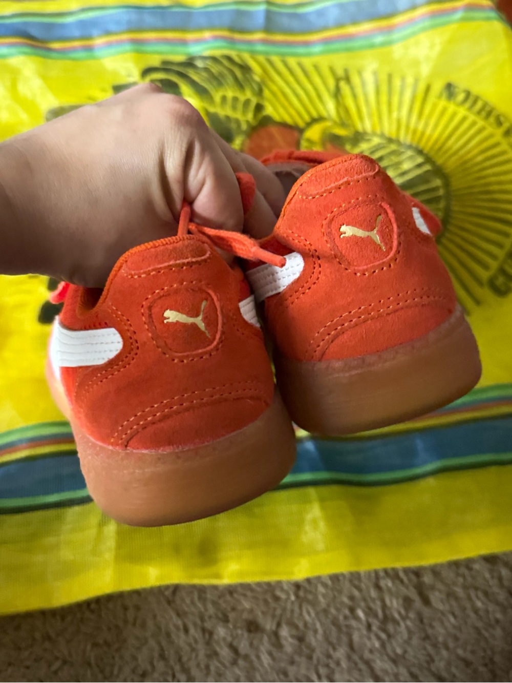 PUMA Palermo Vintage Moda sneakers in orange women’s size 7 - Picture 5 of 5